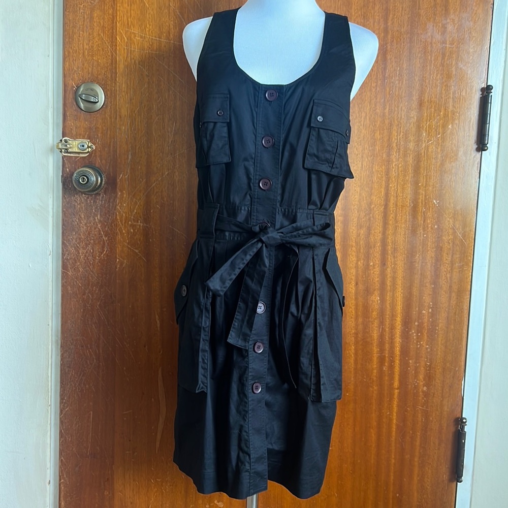 Lightly Used Washed Once Tse Say Black Sundress Cargo Details